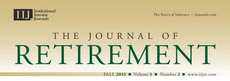 THE JOURNAL OF RETIREMENT
