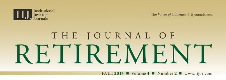 THE JOURNAL OF RETIREMENT
